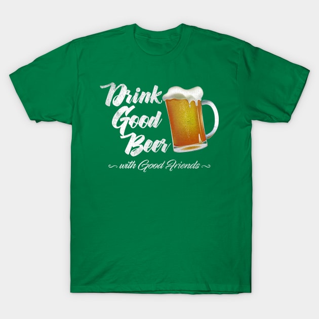 Cool Beer Quote T-Shirt by EddieBalevo